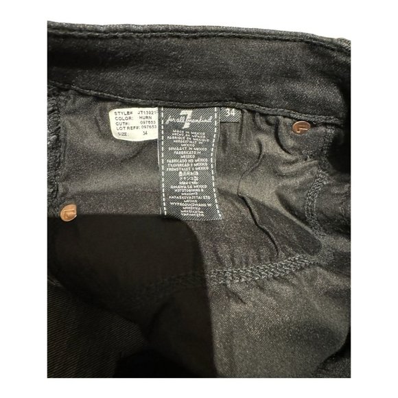 7 For All Mankind Paxtyn Slim Skinny Jeans 34x33 NWT - Picture 8 of 8